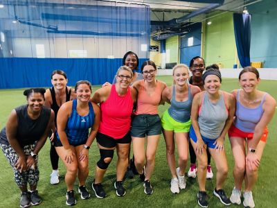 Flowood Kickboxing Group Smiling